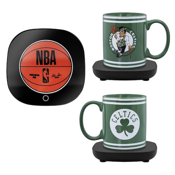 Uncanny Brands NBA Boston Celtics Single-Cup Green Coffee Mug with Warmer for Your Drip Coffee Maker