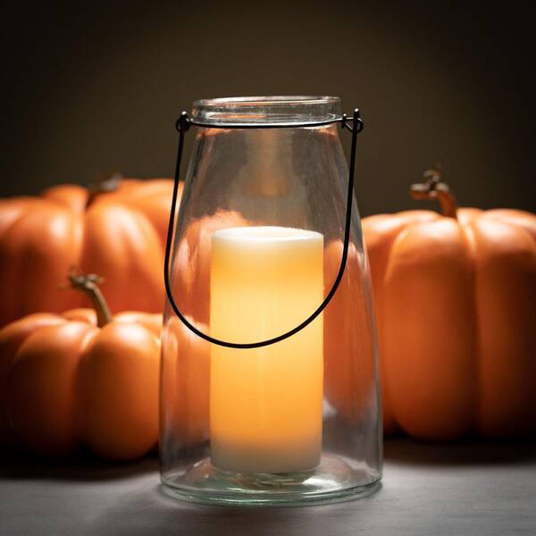 10.5 in. Steel Hurricane Lantern