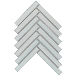 Regala 20-Pack Gift 8 in. x 10 in. Glossy Herringbone Mosaic Porcelain Wall Tile (10.92 sq. ft./Case)