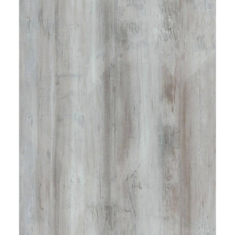 Take Home Sample -Weekend Warrior 6 in. W Iced Barnwood Peel and Stick Luxury Vinyl Plank Wall and Flooring price history on PriceWatchPro