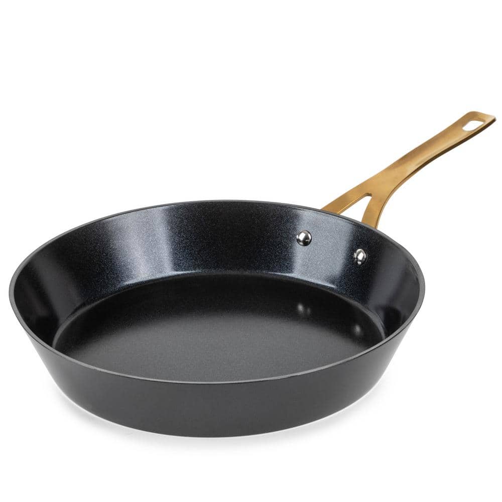 4.5 Quart Black Chicken Fryer Pan with Handle