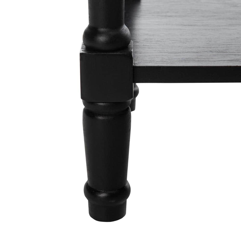 Transitional Gray 45" Wood and Metal Console Table with Storage