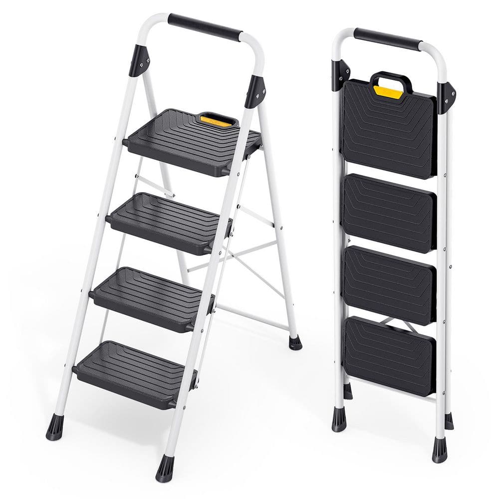 4.1 ft. Metal Lightweight Step Ladder (9 ft. Reach) with Safety Lock Design 800 lbs. Load Capacity Type IAA Duty Rating price history on PriceWatchPro