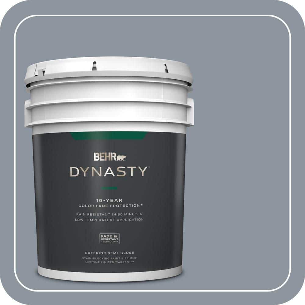 5 gal. #BXC-88 Cool December Semi-Gloss Enamel Exterior Stain-Blocking Paint & Primer price history on PriceWatchPro