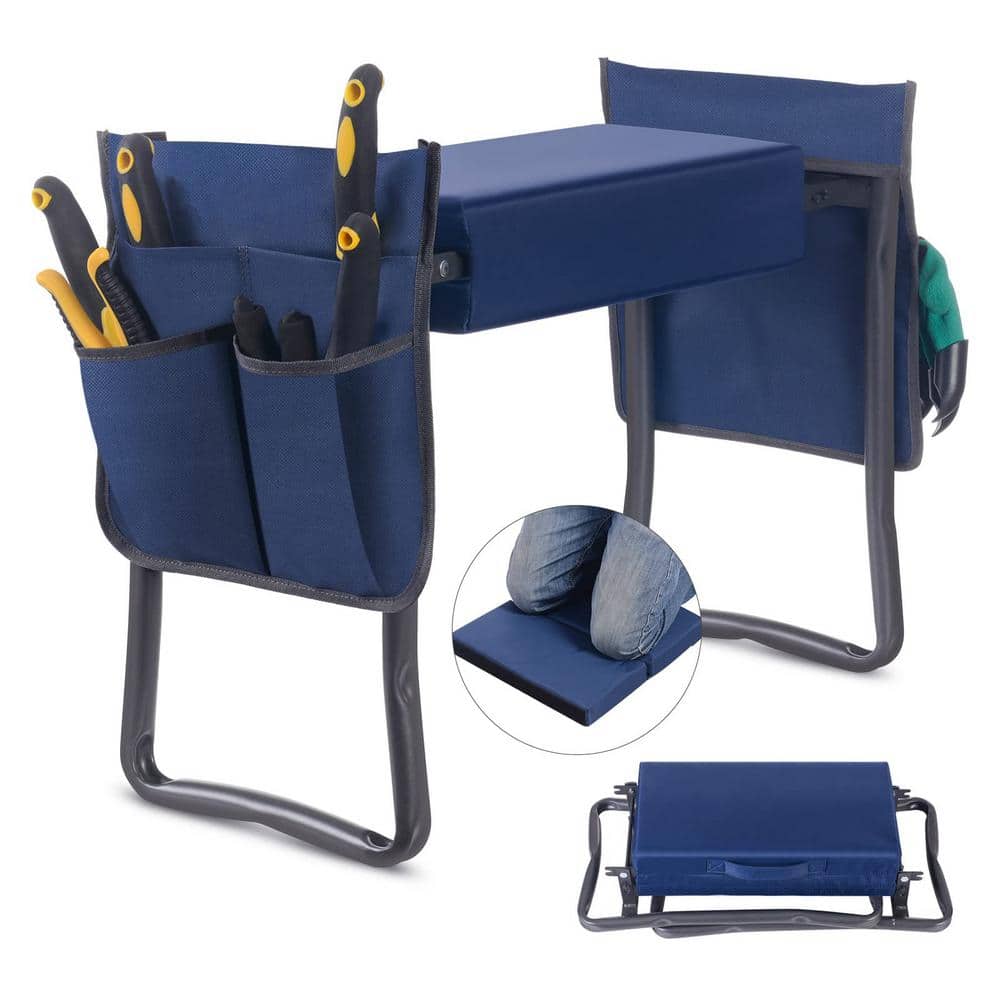 Garden Kneeler Seat and Bench Heavy Duty (Hold 330lbs-150kg), Upgraded Thic
