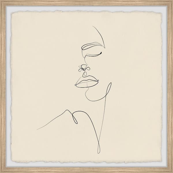 Unbranded "Isabelle" by Marmont Hill Framed People Art Print 24 in. x 24 in.