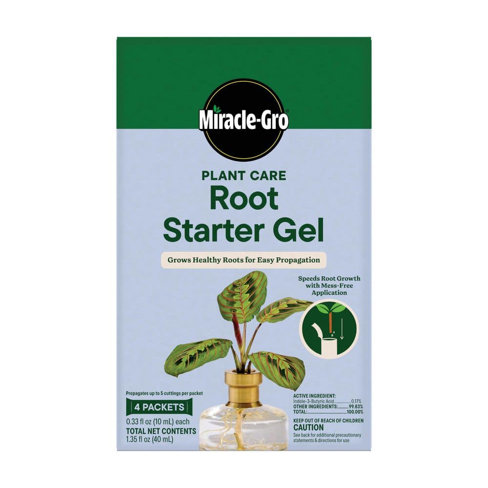 Miracle-Gro Plant Care Root Starter Gel, Rooting Hormone for Propagating Houseplants (4-Pack)