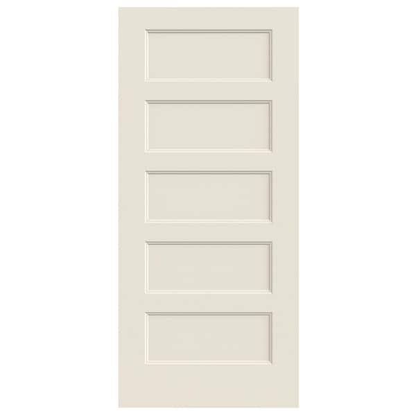 JELD-WEN 36 in. x 80 in. Conmore Primed Smooth Molded Composite MDF Interior Door Slab