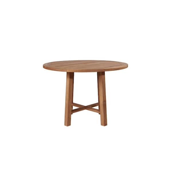 Crawford & Burke Sorley 44 in. Solid Teak Outdoor Dining Table