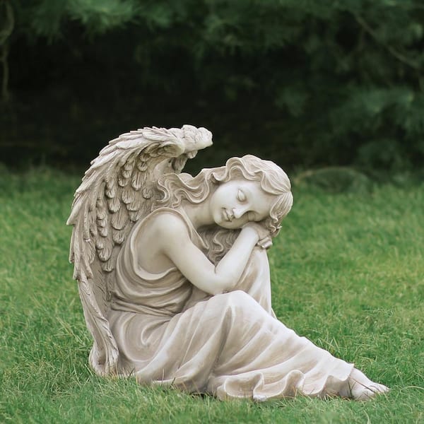 Angel Holding deals Flowers Statue | Realistic Lifelike Figurine | Angels & Cherubs | Outdoor Decoration