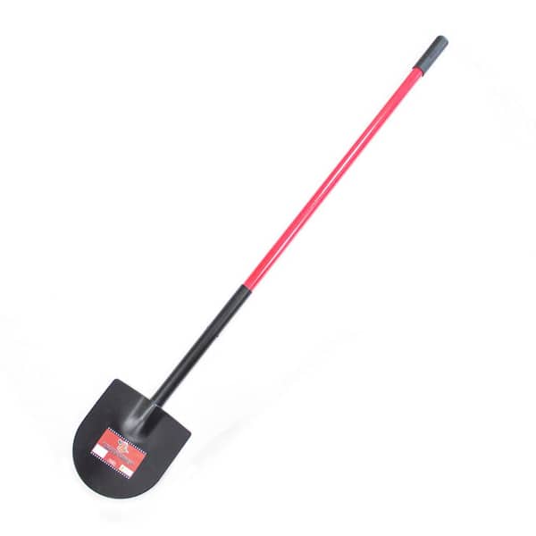 Bully Tools 12-Gauge Weighted Caprock/Pony Shovel with Fiberglass Long Handle