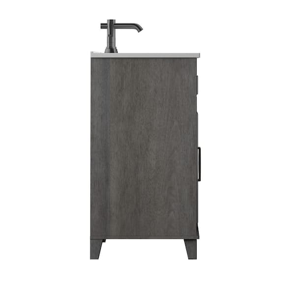 Twin Star Home Genevieve 24 in. D x 18 in. W x 34 in. H Bath