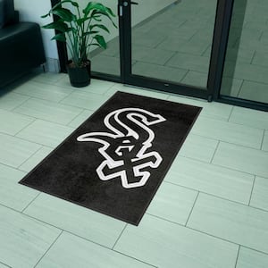 Chicago White Sox 3X5 High-Traffic Mat with Durable Rubber Backing - Portrait Orientation