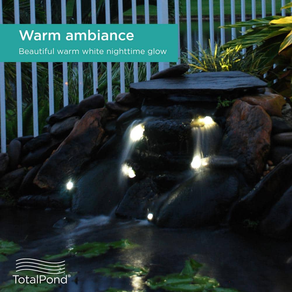 Modern Black LED Waterproof Outdoor Path Lights, Set of 6