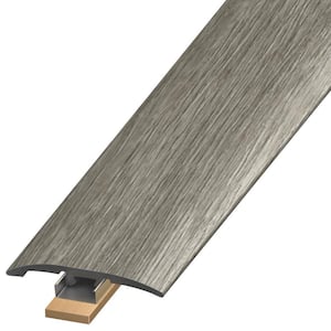 Polished Pro Perfect Pewter 0.25 in. T x 2 in. W x 94 in. L 3-in-1 Transition Molding