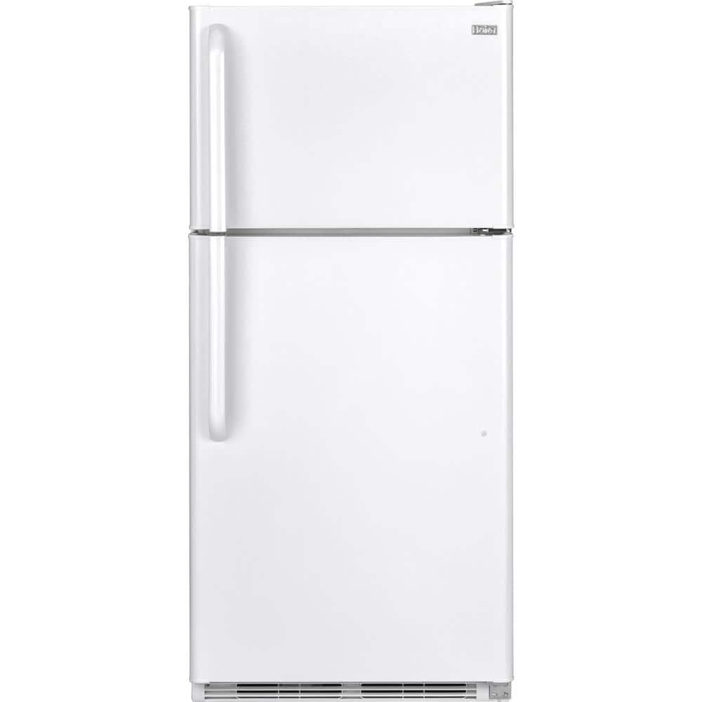 Haier 18.1 cu. ft. Top Freezer Refrigerator in White HRT18RCWW