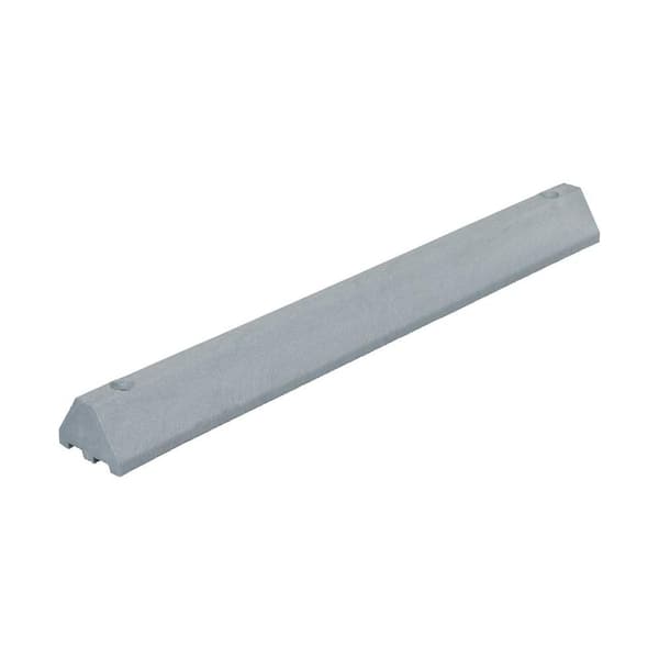 Vestil 48 in. Recycled Gray Plastic Car Stop
