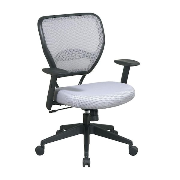 Office Star Products Gray and Black AirGrid Back Office Chair
