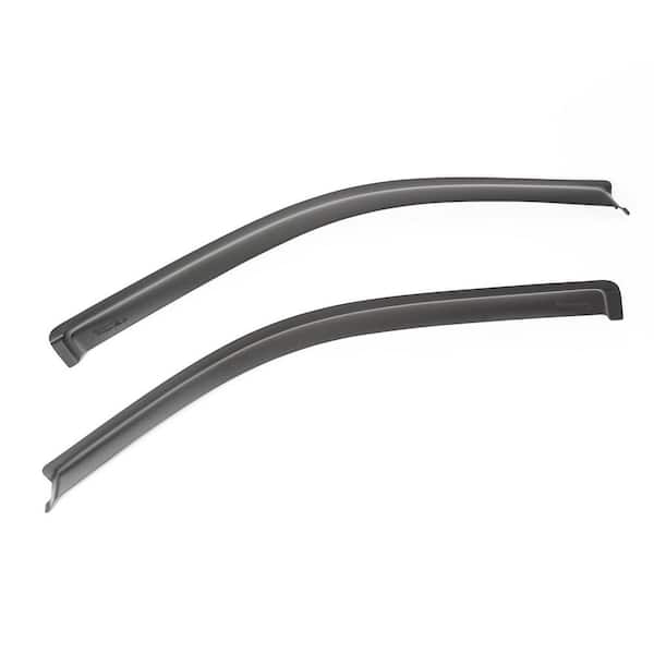 Rugged Ridge Matte Black Front Window Visors 09-14 Ford F-150 Crew Cab Pickup