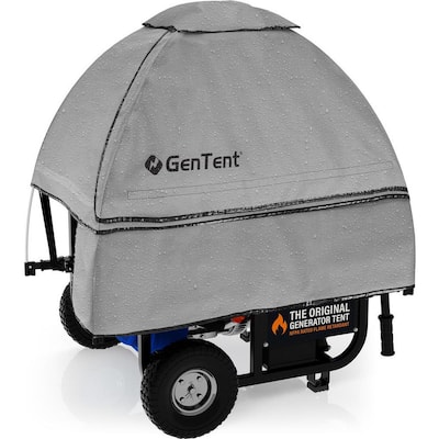 Open Frame Generator Running Cover (Original Size, Standard Edition, Grey) with Universal Steel Clamp Kit
