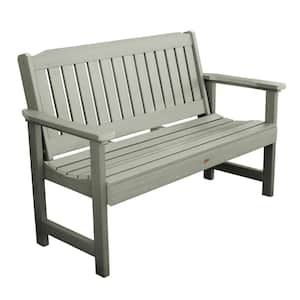 Weatherly 5 ft. 2-Person Eucalyptus Recycled Plastic Outdoor Garden Bench