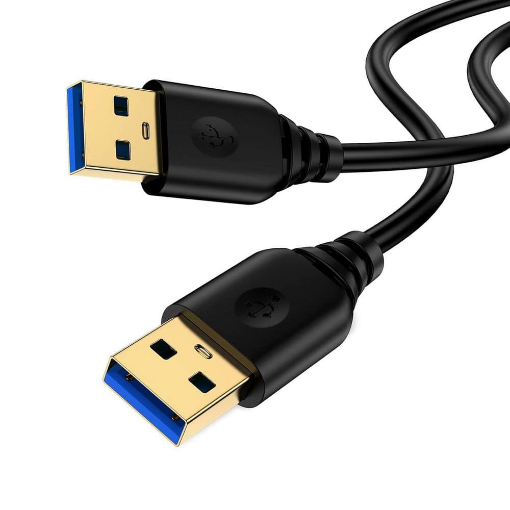 Lukyamzn USB 3.0 High-Speed Type A Male to Male Data Transfer Cable 6 ...
