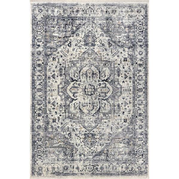 nuLOOM Oliveira Blue 5 ft. x 8 ft. Persian Area Rug BDSN05C508 The