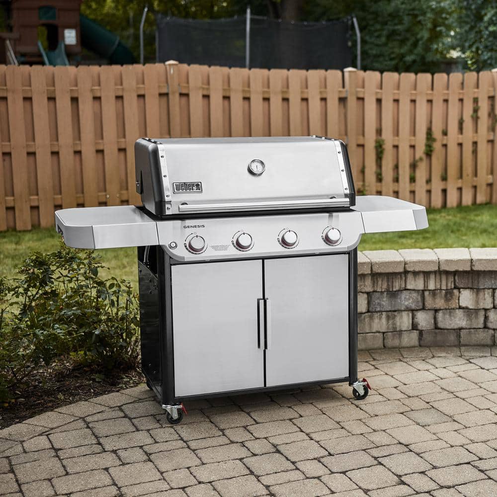 Genesis S-415 Stainless Steel 4-Burner Propane Gas Grill