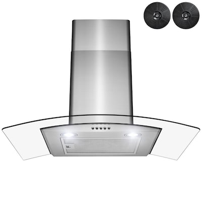 Details about   30 inch Range Hood 700CFM Wall Mount Stainless Steel with 2 LED Removable Filter 