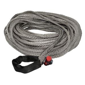 7/16 in. x 125 ft. Synthetic Winch Line with Integrated Shackle