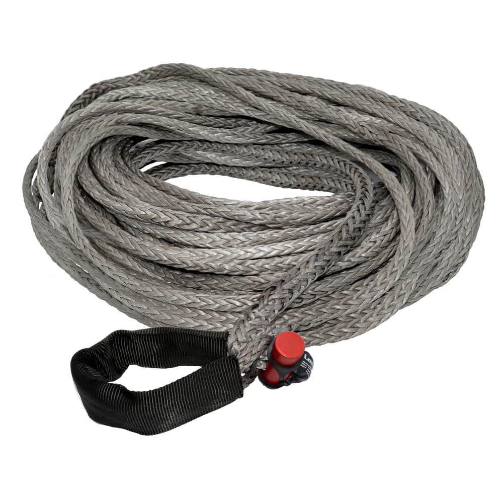 LockJaw 7/16 in. x 150 ft. Synthetic Winch Line with Integrated Shackle  20-0438150 - The Home Depot