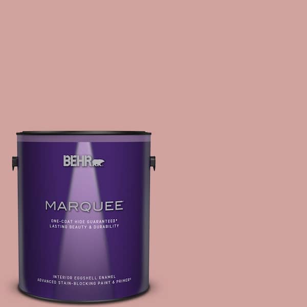 BEHR MARQUEE 1 gal. #S150-3 Rose Pottery One-Coat Hide Eggshell Enamel Interior Paint & Primer