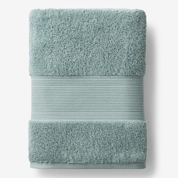 Legends Hotel Regal Spa Green Solid Egyptian Cotton Bath Sheet