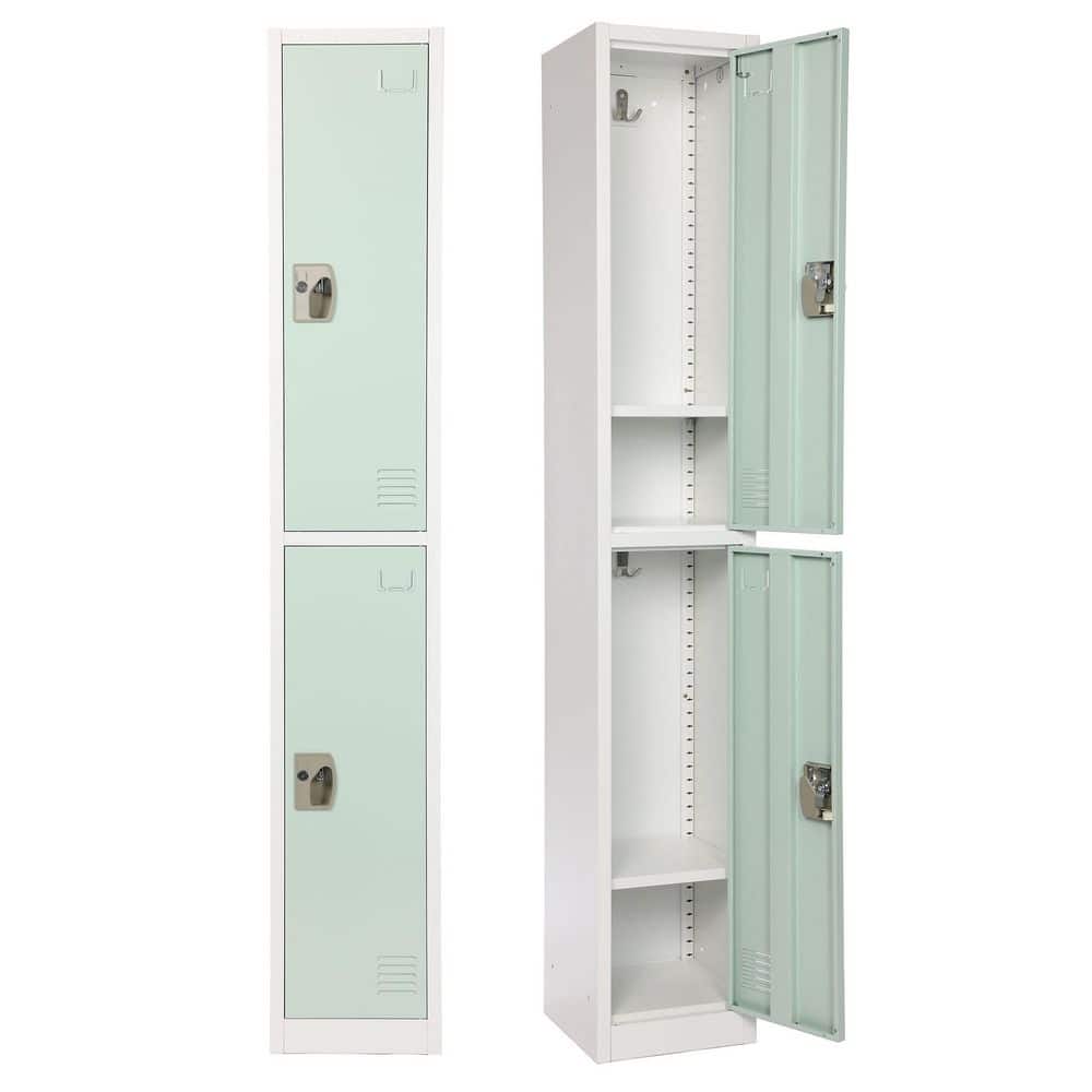 2-Tier 72 in. H Steel Commercial Storage Locker Cabinet with Key Locks in Misty Green price history on PriceWatchPro