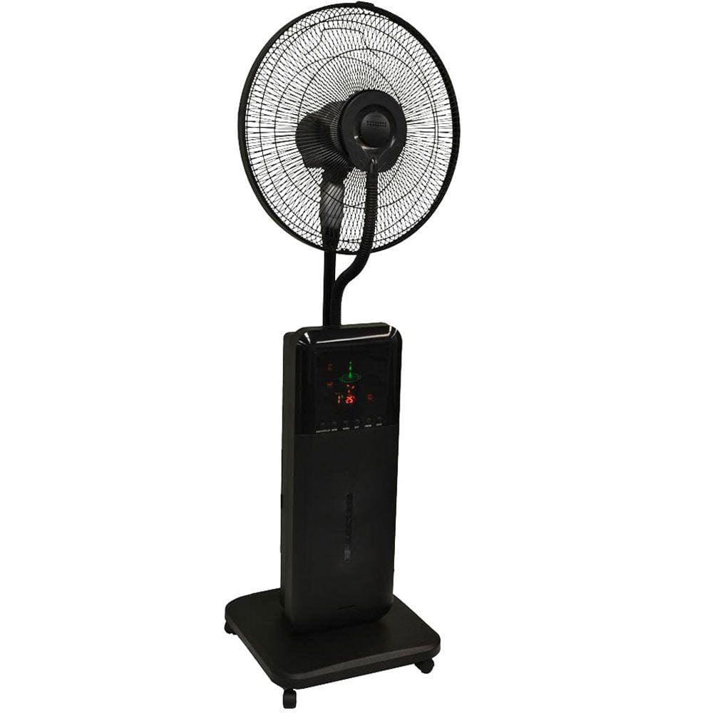 CoolZone 18 in. Oscillating Ultrasonic Dry Misting Fan with