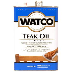 1 Gallon Teak Oil in Clear (2 Pack)