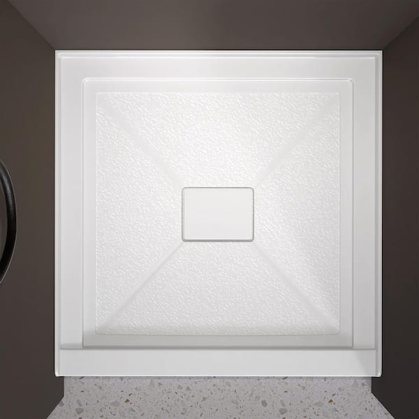 Zeafive Siba 36 in. L x 36 in. W Single Threshold Alcove Shower