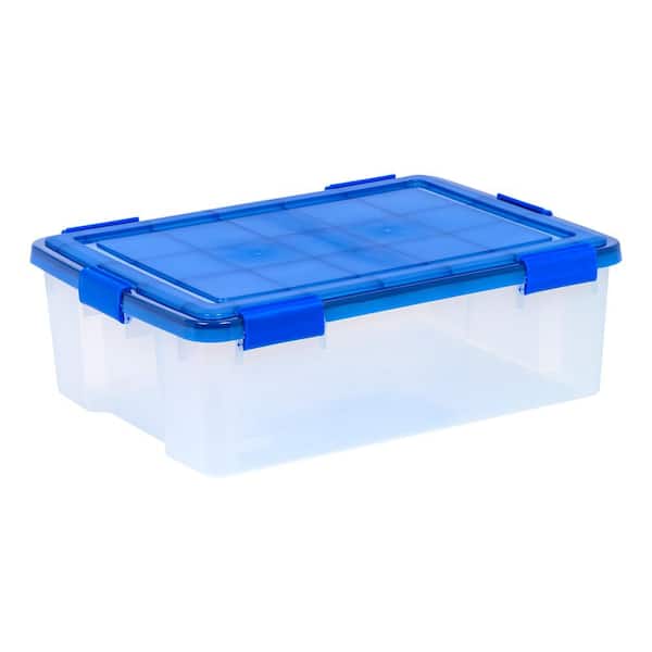 41 Qt./10 Gal. WeatherPro Clear Plastic Storage Tote