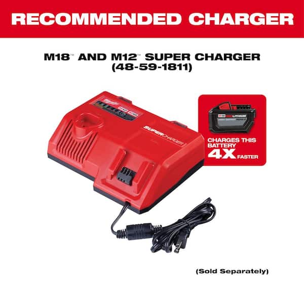 Milwaukee 48-11-1860 M18 REDLITHIUM XC6.0 Battery Pack for sale online 