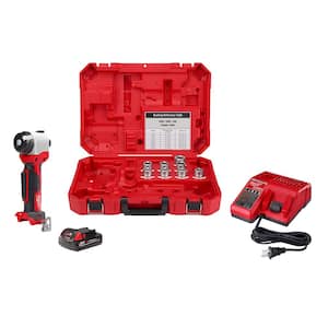 M18 18V Lithium-Ion Cordless Cable Stripper Kit for Cu and Al RHW/RHH/USE Wire Cutting