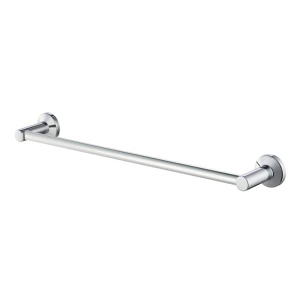 Dorind 18 in. Wall Mounted Towel Bar in Chrome