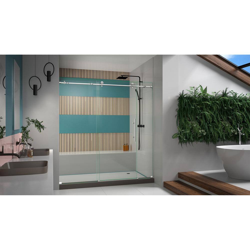 Enigma-X Frameless 72" Clear Glass Sliding Shower Door