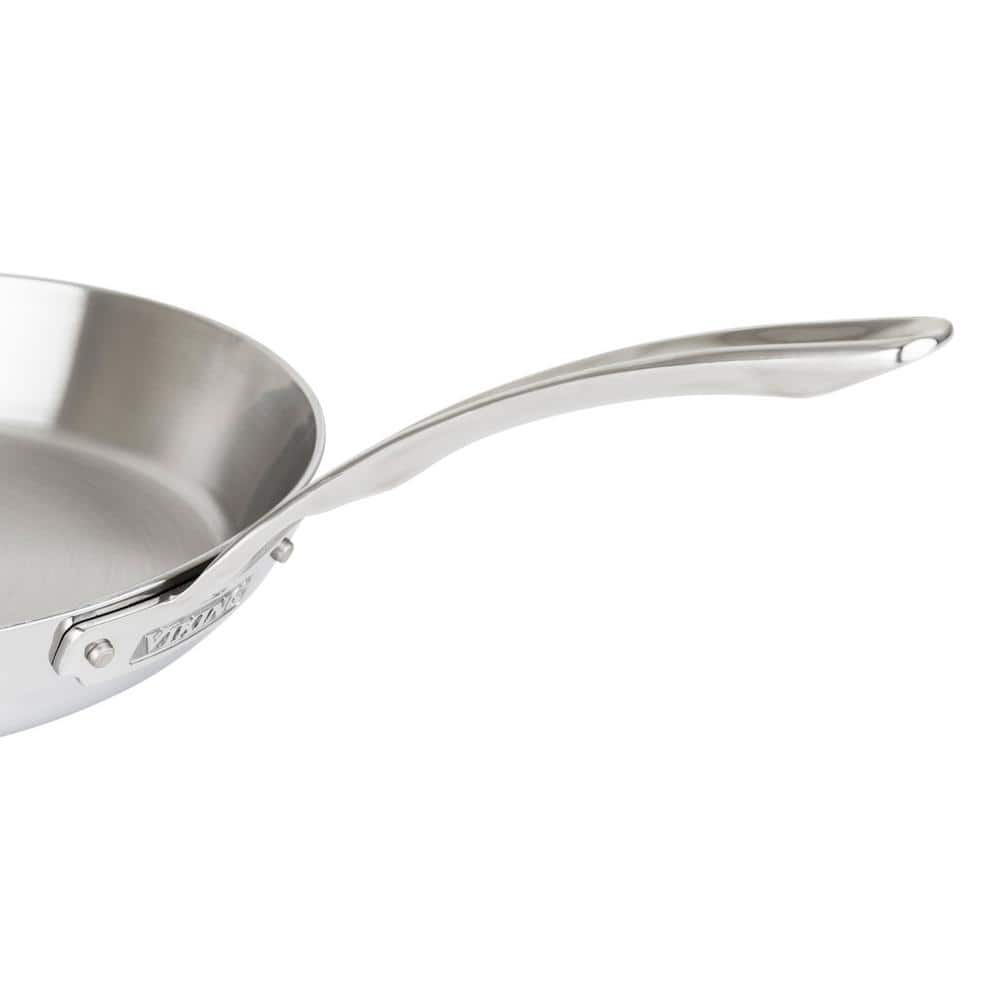 12-Inch Stainless Steel Induction Frying Pan with Lid