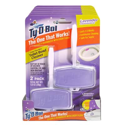 1 oz. Lavender Fragrance Toilet Bowl Cleaning Gel (6-Pack)