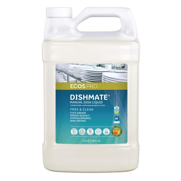 ECOS Pro 128 oz. Dishmate Free and Clear Manual Dishwashing Liquid