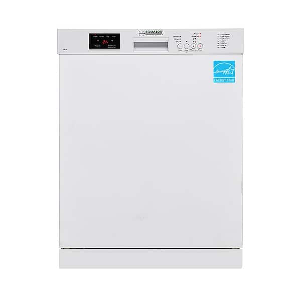 Equator 24 in. Built-In 14 place Dishwasher Europe made in White