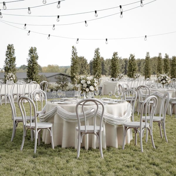 Carnegy Avenue Betsy Commercial Grade White Wash Thonet