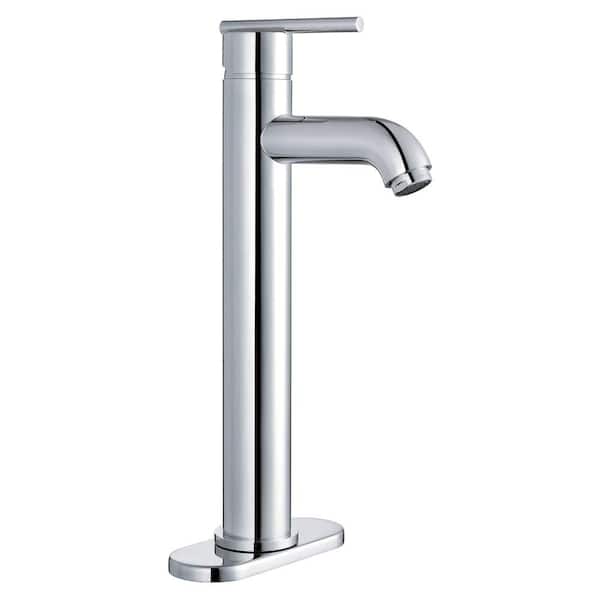 Yosemite Home Decor 4 in. Centerset 1-Handle Lavatory Faucet in Polished Chrome with Pop-Up Drain
