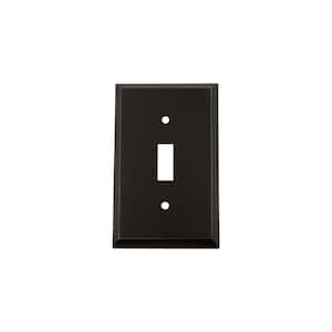 Bronze 1-Gang Toggle Wall Plate (1-Pack)