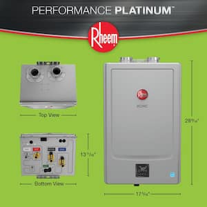 Performance Platinum IKONIC Natural Gas 8.4 GPM Super High Eff Indoor Smart Tankless Water Heater w/ Recirculation